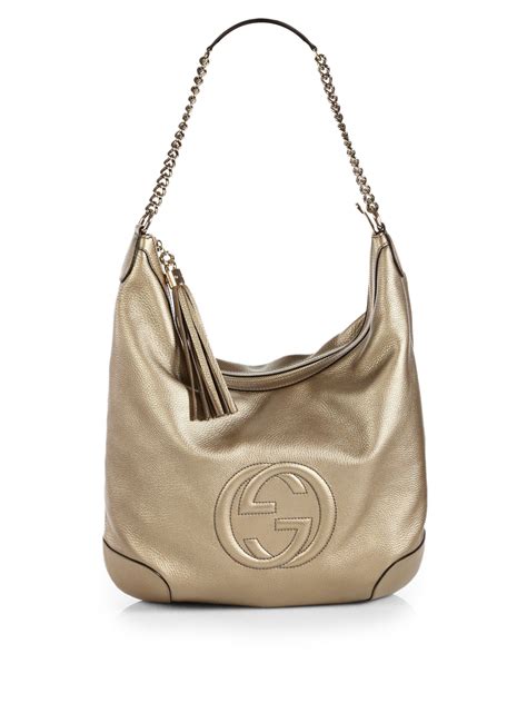 gucci metallic chain shoulder bag|gucci adjustable shoulder handbags.